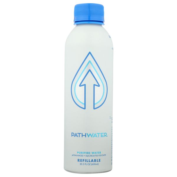 PATHWATER: Purified Water Aluminum Bottle, 20.3 oz
