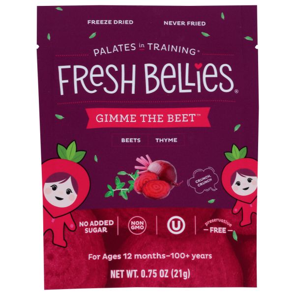 FRESH BELLIES: Snack Toddler Beets, 0.75 oz