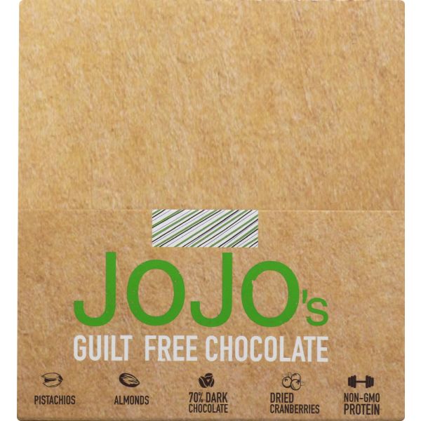 JOJOS CHOCOLATE: Chocolate Dark Bark Bar, 1.2 oz