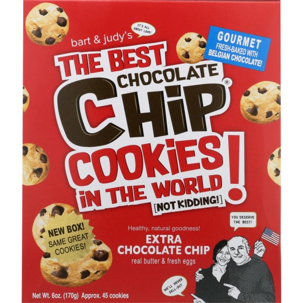 THE BEST CHOC CHIP COOKIE: Cookie Extra Chocolate Chip, 6 oz