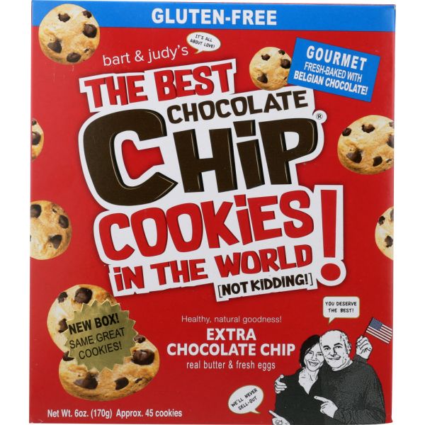 THE BEST CHOC CHIP COOKIE: Cookie Extra Chocolate Chip Gluten Free, 6 oz