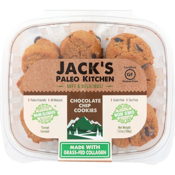 JACKS PALEO KITCHEN: Paleo Chocolate Chip Cookies, 7 oz