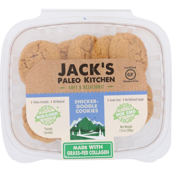 JACKS PALEO KITCHEN: Cookies Snickerdoodle, 7 oz