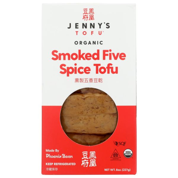 JENNY'S TOFU: Smoked Five Spice Tofu, 8 oz