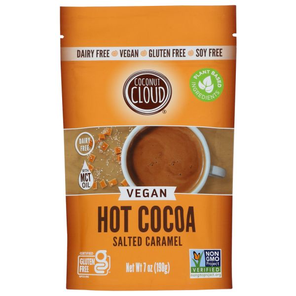 COCONUT CLOUD: Hot Cocoa Salted Caaramel, 7 OZ