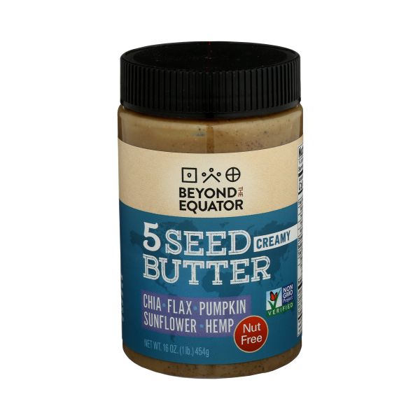 BEYOND THE EQUATOR: Butter 5 Seed Creamy, 16 oz