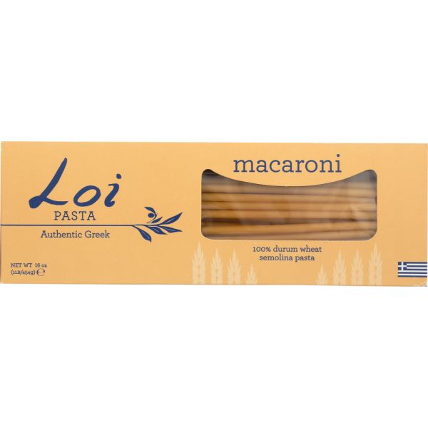 LOI PASTA: Pasta Macaroni, 16 oz