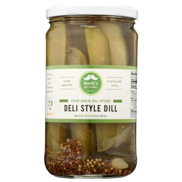 RANDYS PICKLES: Deli Style Dill Pickles, 24 oz
