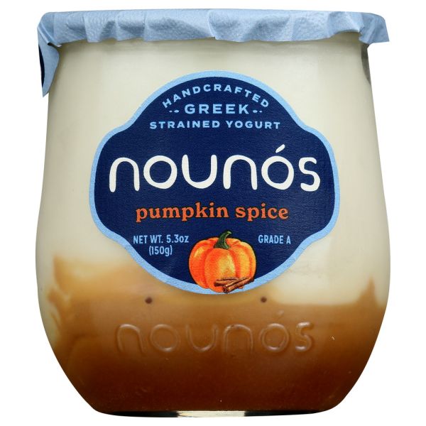 NOUNOS: Pumpkin Spice Greek Yogurt, 5.3 oz