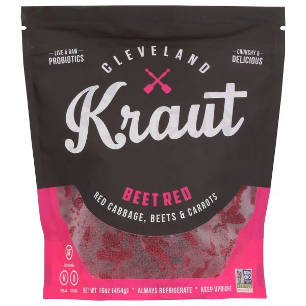 CLEVELAND KRAUT: Beet Red Sauerkraut, 16 oz
