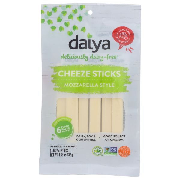 DAIYA: Mozzarella Style Cheeze Sticks, 4.66 oz