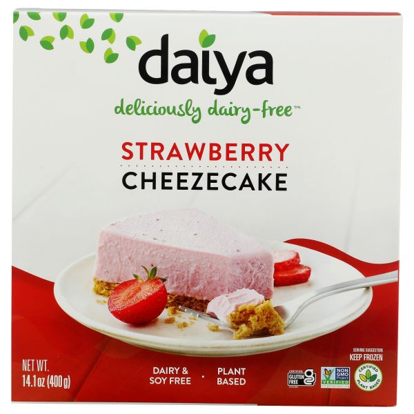 DAIYA: Vegan Strawberry Style Cheezecake, 14.1 oz