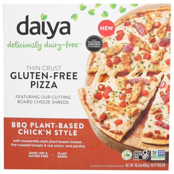 DAIYA: Bbq Chicken Style Gluten Free Pizza, 15.3 oz