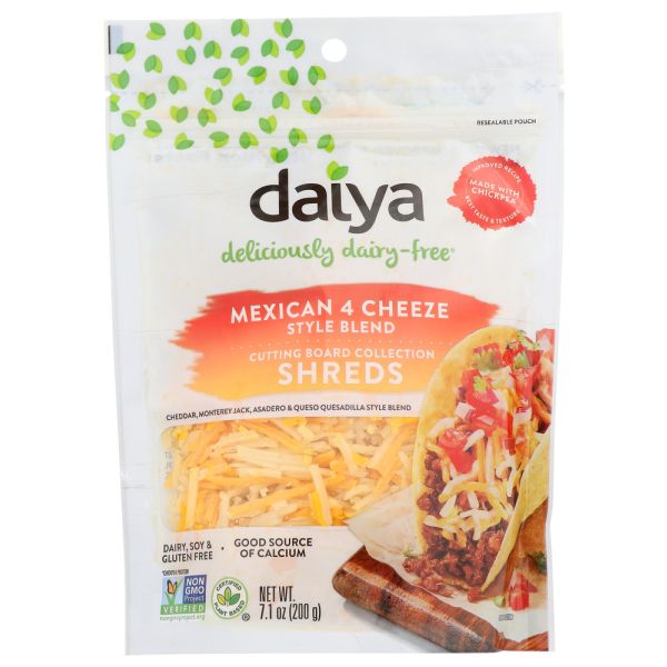 DAIYA: Cheese Mexican 4 Shreds, 7.1 oz