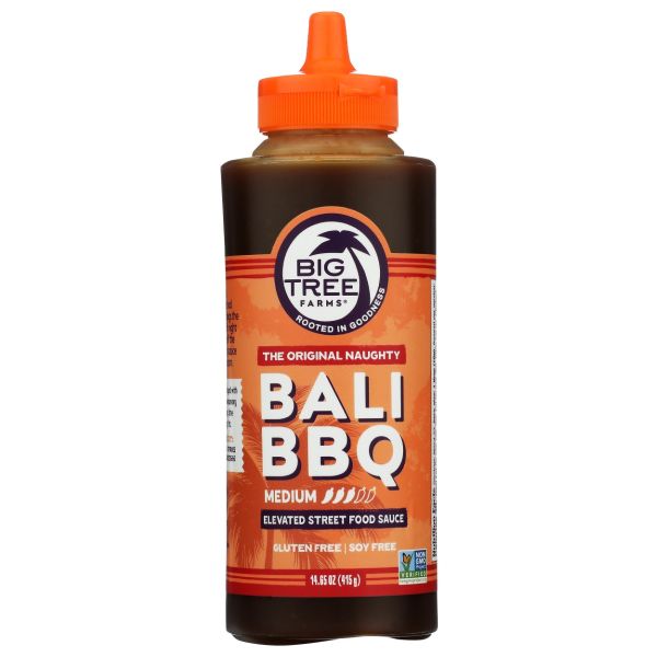 BIG TREE FARMS: Original Naughty Bali BBQ Sauce, 14.65 oz