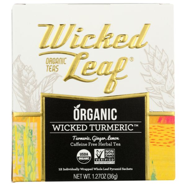 WICKED LEAF ORGANIC TEA: Organic Wicked Turmeric, 30 gm