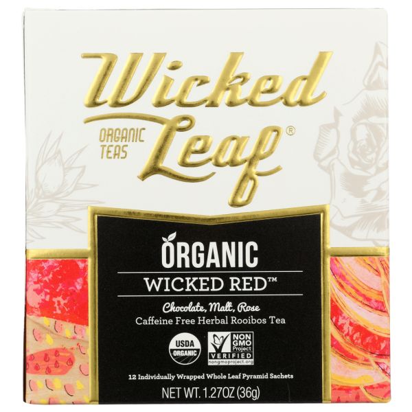WICKED LEAF ORGANIC TEA: Organic Wicked Red, 36 gm