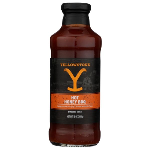 YELLOWSTONE: Hot Honey BBQ Sauce, 19 oz.