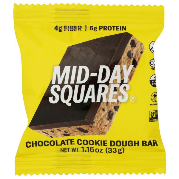 MID DAY SQUARES: Chocolate Cookie Dough Bar, 1.16 oz