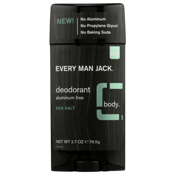 EVERY MAN JACK: Sea Salt Deodorant Stick, 2.7 oz