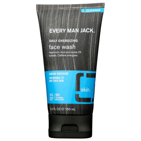 EVERY MAN JACK: Daily Energizing Face Wash, 5 fo