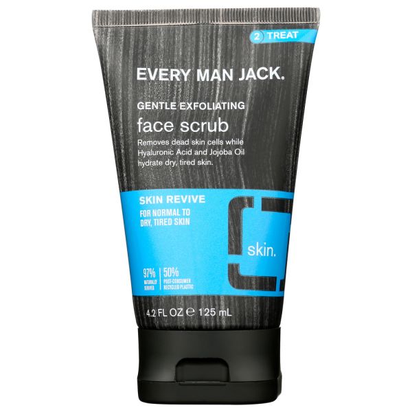 EVERY MAN JACK: Gentle Exfoliating Face Scrub, 4.2 fo