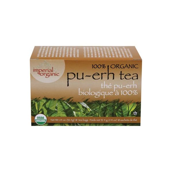 IMPERIAL ORGANIC: Tea Pu-Erh Organic, 18 bg