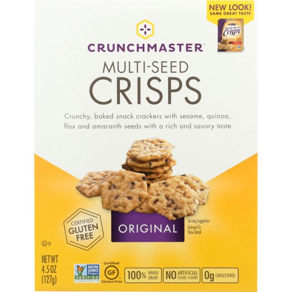 CRUNCHMASTER: Multi-Seed Crisps Original, 4.5 oz