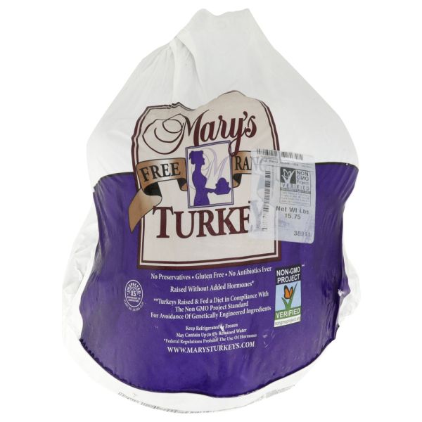 MARYS TURKEYS: Turkey Wb Non Gmo 12 to 16, 16 lb