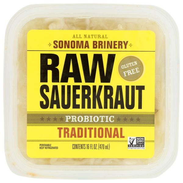 SONOMA BRINERY: Raw Sauerkraut Traditional, 16 oz