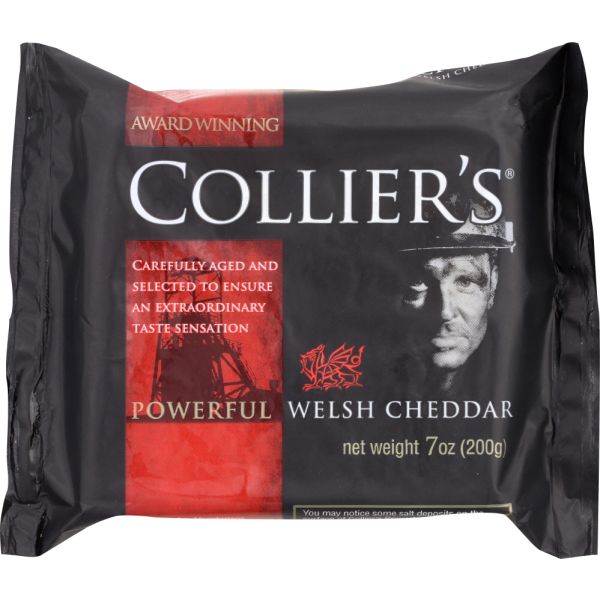 COLLIERS: Cheese Chdr Welsh, 7 oz