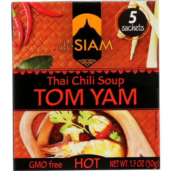 DESIAM: Tom Yam Thai Chili Soup, 1.7 oz