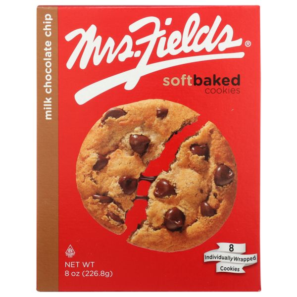 MRS FIELDS: Cookie Milk Chocolate Chip, 8 oz