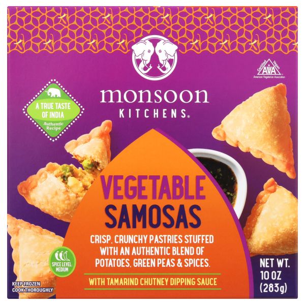 MONSOON KITCHENS INC: Samosa Frz Vegetable, 10 oz