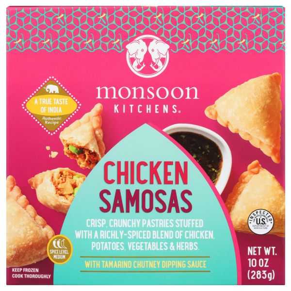 MONSOON KITCHENS INC: Samosa Frz Chicken, 10 oz