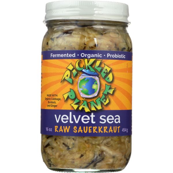 PICKLED PLANET: Velvet Sea Raw Sauerkraut, 16 oz