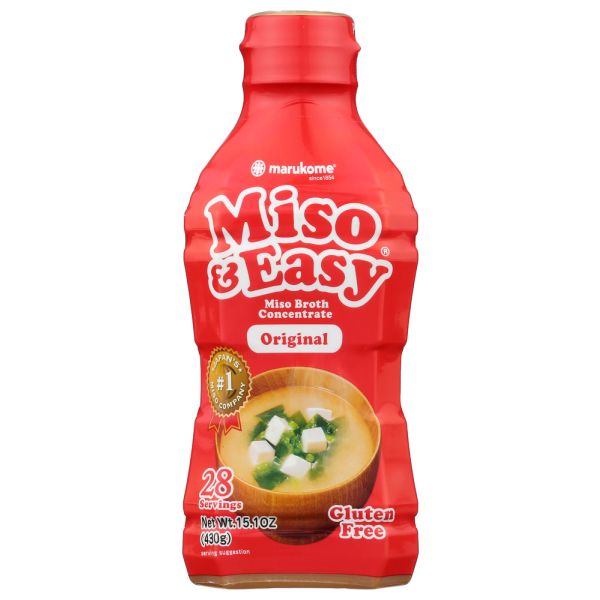 MARUKOME: Miso and Easy Original Broth, 15.1 oz