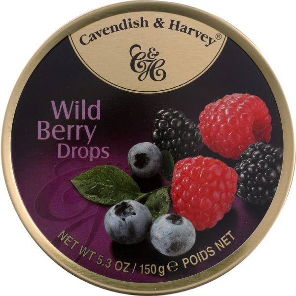 CAVENDISH & HARVEY: Wild Berry Drops, 5.3 oz