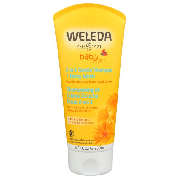 WELEDA: Body Wash & Shampoo Calendula, 6.8 fo