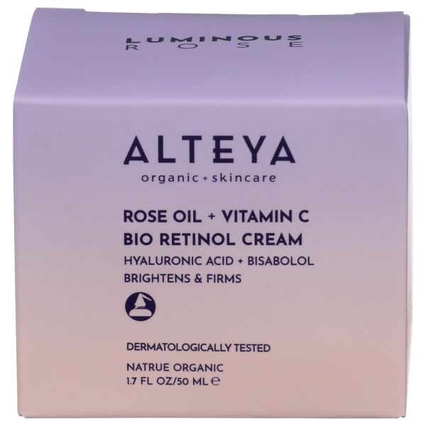 ALTEYA ORGANICS: Rose Oil Plus Vitamin C Bio Retinol Cream, 1.7 fo