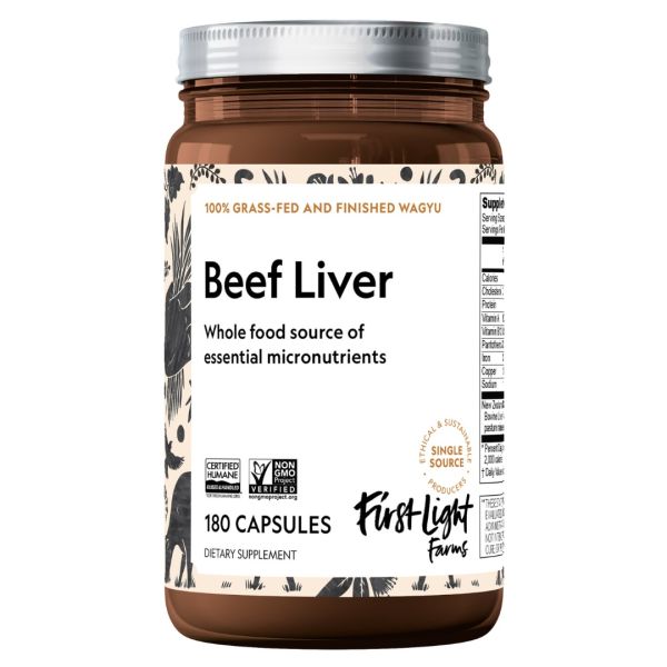 FIRST LIGHT: Wagyu Beef Liver Capsules, 180 cp