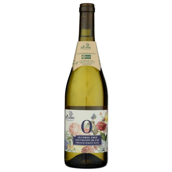 ETHICDRINKS: Alcohol Free Sauvignon Blanc French White Wine, 25.36 fo