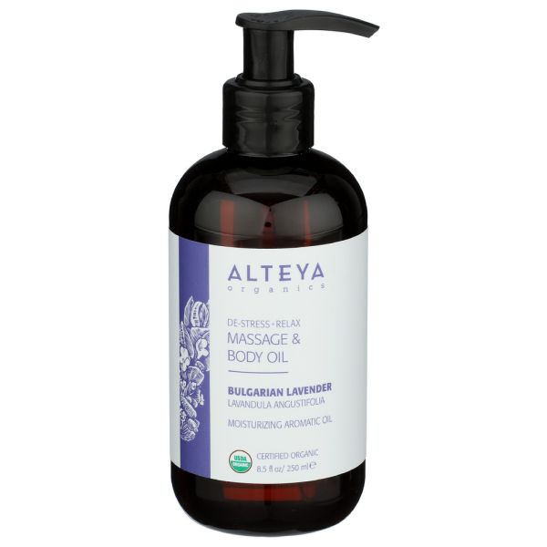 ALTEYA ORGANICS: Bulgarian Lavender Massage And Body Oil, 8.5 fo