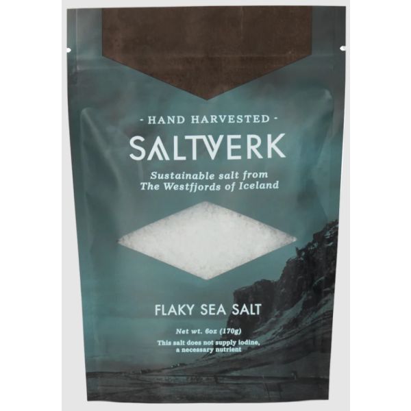 SALTVERK: Flaky Sea Salt, 6 oz