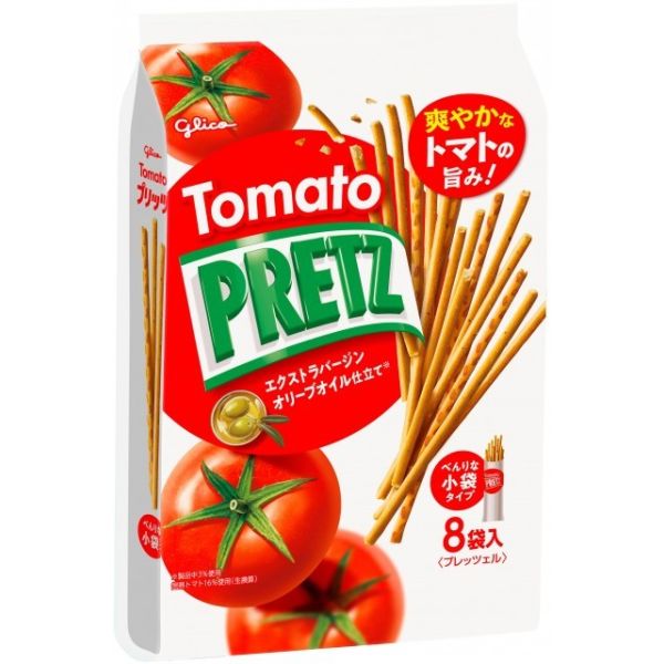 GLICO: Pretz Tomato Snack 8 pc, 3.88 oz