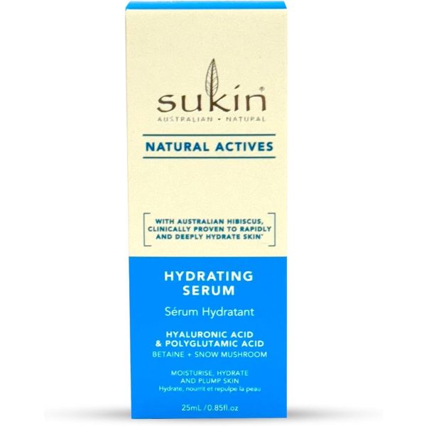 SUKIN: Natural Actives Hydrating Serum, 0.85 fo