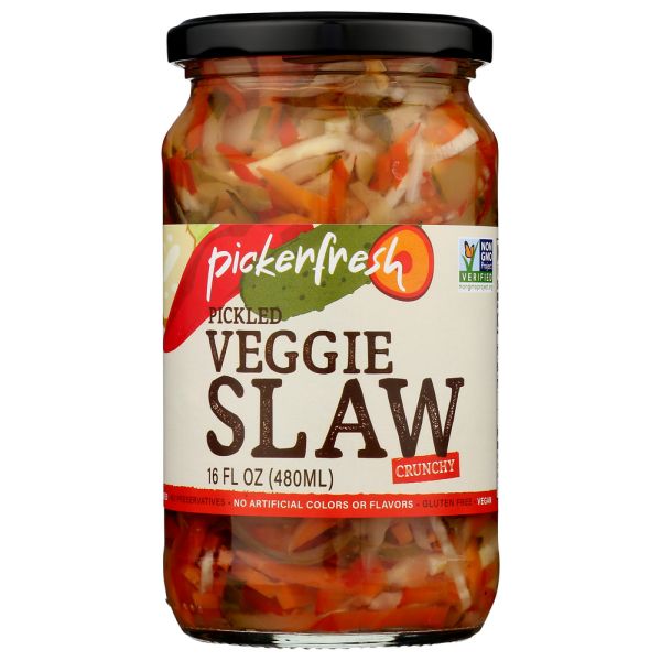 PICKERFRESH: Pickled Veggie Slaw, 16 oz
