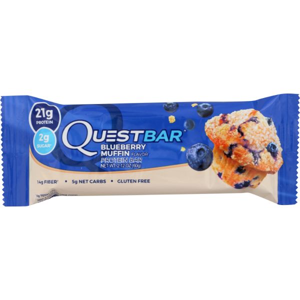 QUEST: Bar Blueberry Muffin, 2.12 oz