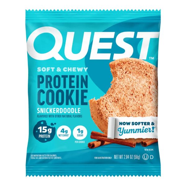 QUEST: Snickerdoodle Protein Cookies, 2.04 oz