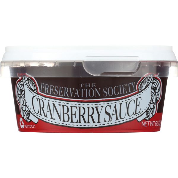 THE PRESERVATION SOCIETY: Cranberry Sauce, 6.5 oz